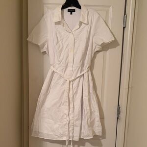 Lane Bryant White Mini Dress